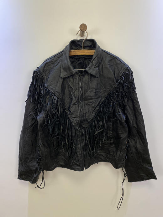 Leather Fringe Vintage 皮衣 _LJK(L) 商品图1
