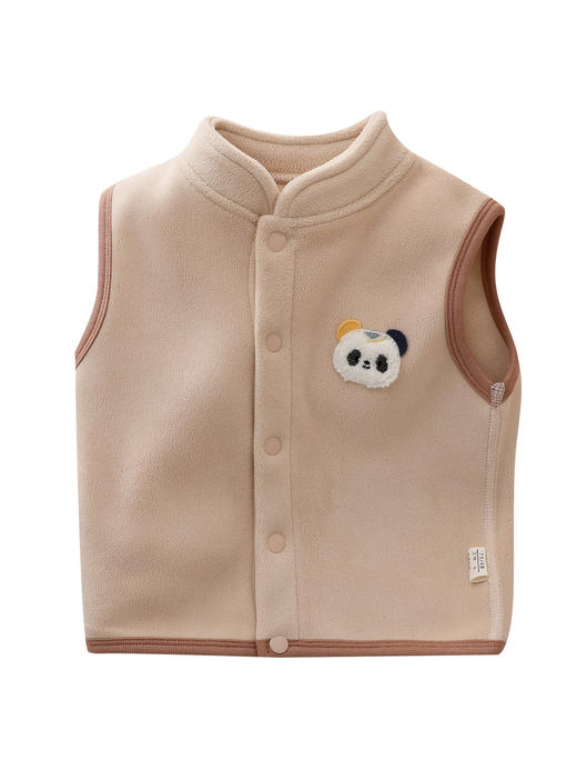 【宝宝双面奥利绒马甲】儿童秋冬季马甲外穿保暖婴儿Aa类内搭加绒背心童装 商品图4