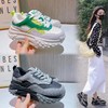 加绒真皮老爹鞋女2023秋季新款女士厚底运动鞋休闲百搭小白鞋女潮 商品缩略图0