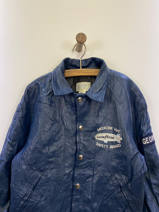 80年代 Vintage AD CELLAR 加拿大制 皮衣 _LJK(S) 商品图0