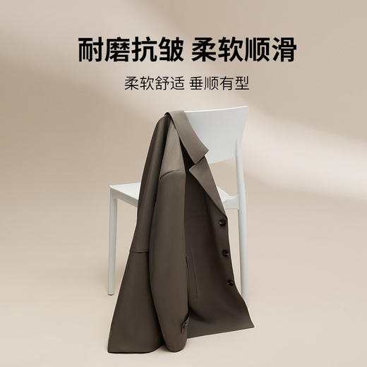 MD名盾男士中长款风衣外套秋冬商务休闲平驳领防风爸爸装夹克长款 商品图1