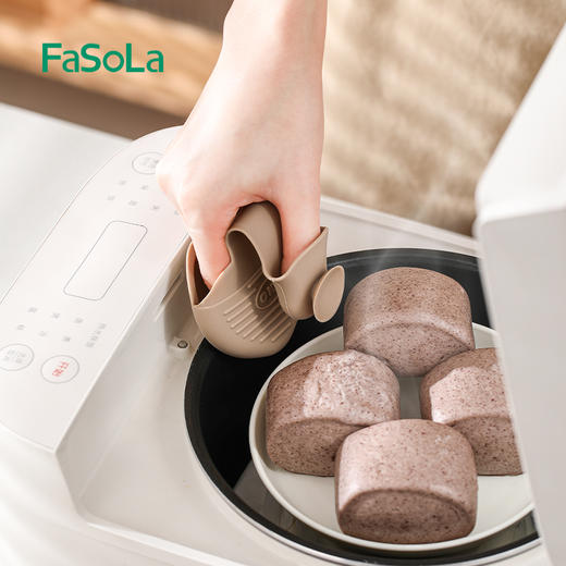 FaSoLa硅胶隔热手套厨房家用耐高温烘培神器烤箱微波炉防烫手夹 商品图3