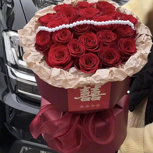 【好事成双】21支红玫瑰精品小香风包装 商品图2