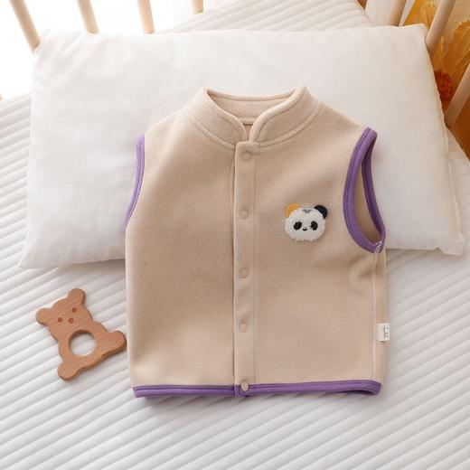 【宝宝双面奥利绒马甲】儿童秋冬季马甲外穿保暖婴儿Aa类内搭加绒背心童装 商品图7