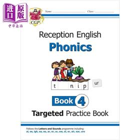 【中商原版】英国CGP English Targeted Practice Book: Phonics - Reception Book 4