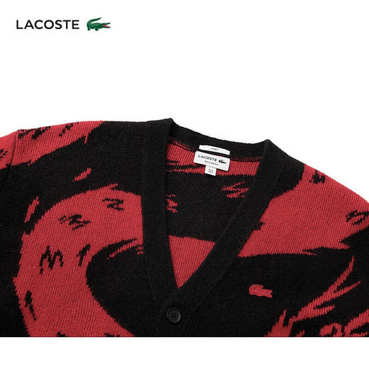 Lacoste龙年新春系列【胡先煦同款】男装休闲开衫针织衫AH5231-98 商品图7