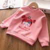 【69.9/任选2件！】女童加绒圆领卫衣，儿童洋气卡通一体奥粒绒，保暖休闲套头上衣深秋冬 商品缩略图4