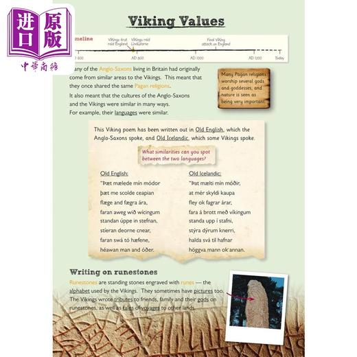 【中商原版】英国CGP KS2 Discover & Learn: History - Vikings Study Book, Year 5 & 6 商品图4