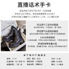 真皮马丁靴女2023秋冬新款高跟复古短靴女休闲百搭靴子女时尚女靴 商品缩略图3