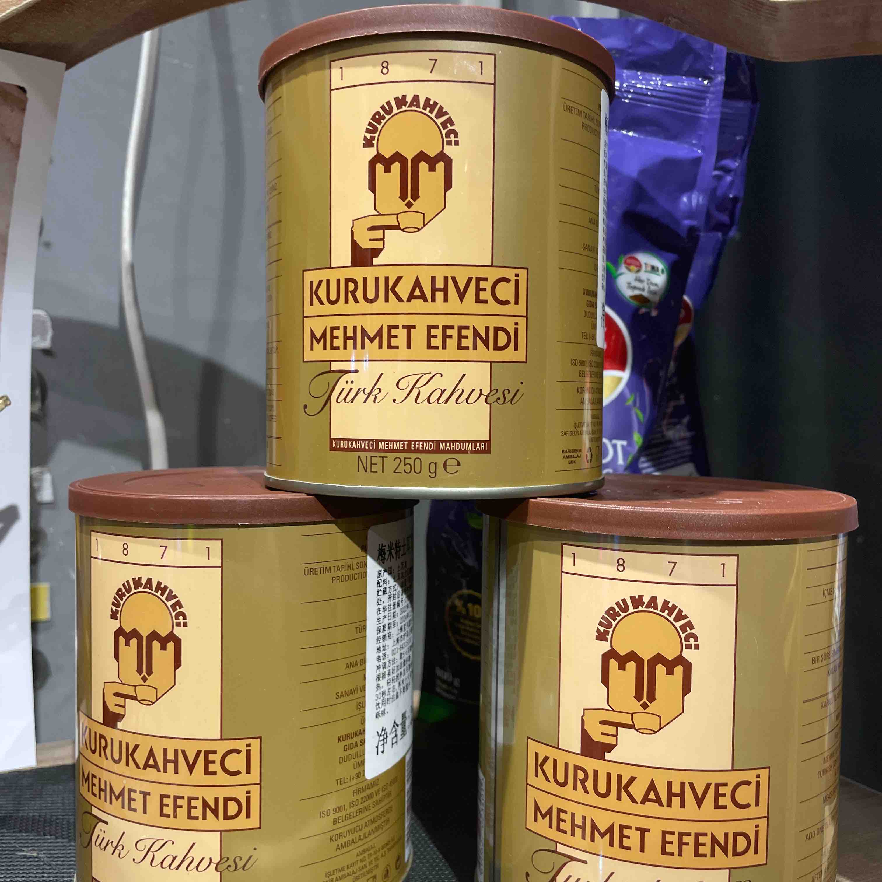 Mehmet Efendi牌土耳其细磨纯咖啡250g