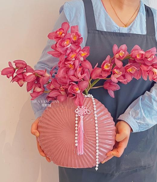 花不完  大花蕙兰 · 瓶插花  含花瓶 商品图3