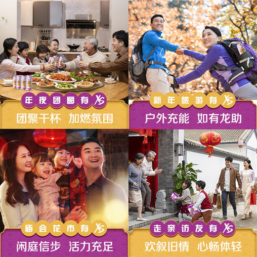 安利XS运动营养饮料蔓越莓葡萄口味 (龙年限量版) [XS龙罐] 商品图3