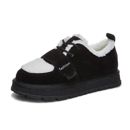 魔术贴雪地靴女2023冬季新款时尚百搭女靴加绒厚底毛毛鞋休闲女靴 商品图4