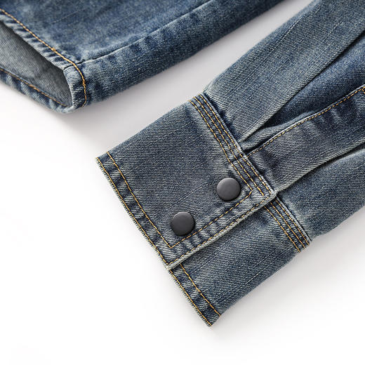 春季新款，高品质通勤休闲百搭减龄宽松牛仔开衫衬衣WLZD-2401305 商品图3