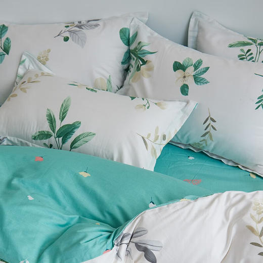 恒源祥彩羊+精纺四件套-草长二月+200*230CM+1DB1402【LXKGCJ5.0】 商品图3