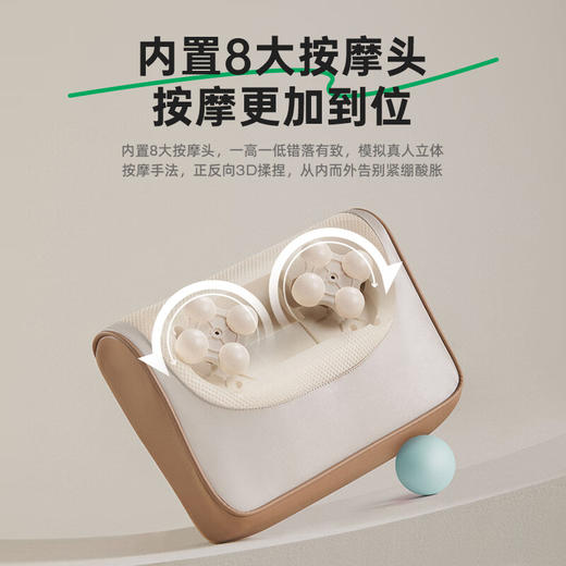 LR小熊（Bear）颈椎按摩器 腰部按摩仪按摩枕头颈部肩颈按摩靠垫 商品图1