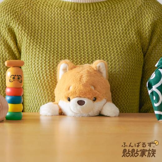 Dreams SonnyAngel 贴贴家族柴犬玩偶公仔办公室防驼背改善坐姿毛绒娃娃  商品图3