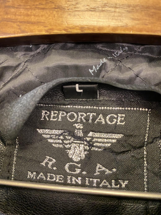 90年代 Vintage RGA 义大利制 皮衣 _LJK(L) 商品图2