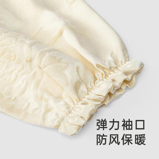 【高定系列】 英氏童装长袖连衣裙复古宫廷风桑蚕丝女宝春夏裙子 商品图3