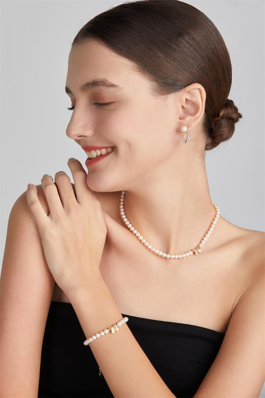 林中蝶 小蝴蝶3号珍珠项链 商品图4