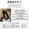 真皮骑士靴女2023冬季新款加绒长筒靴粗跟系带高筒靴休闲百搭女靴 商品缩略图3