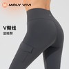 MOLYVIVI工装风紧身运动裤新款瑜伽裤女高腰提臀跑步打底健身瑜伽服外穿 商品缩略图2