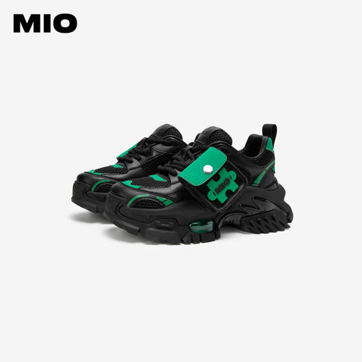 MIO米奥春季圆头高跟时尚休闲鞋撞色潮流运动老爹鞋女鞋M241586168 商品图0