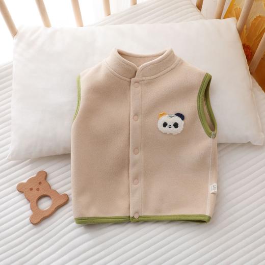 【宝宝双面奥利绒马甲】儿童秋冬季马甲外穿保暖婴儿Aa类内搭加绒背心童装 商品图6