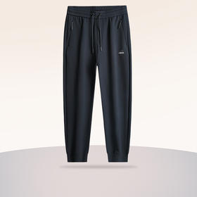 【新款DK】大依优型大码束口休闲裤弹力松紧腰加肥加大宽松舒适运动裤男装裤子卫裤针织长裤