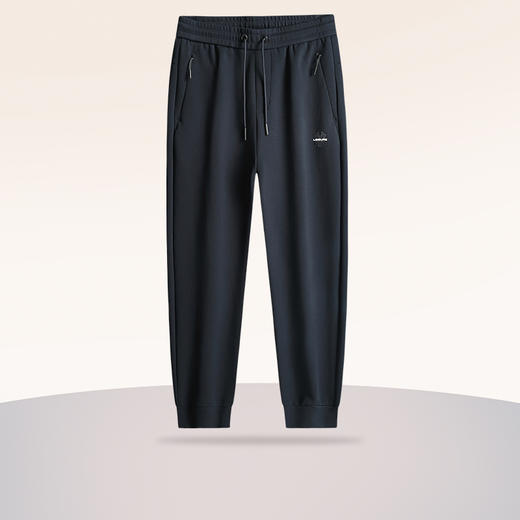 【新款DK】大依优型大码束口休闲裤弹力松紧腰加肥加大宽松舒适运动裤男装裤子卫裤针织长裤 商品图0