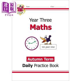【中商原版】英国原版CGP教辅 新KS2数学日常练习书 3年级-秋季学期 New KS2 Maths Daily Practice Book Year 3 Autumn Term