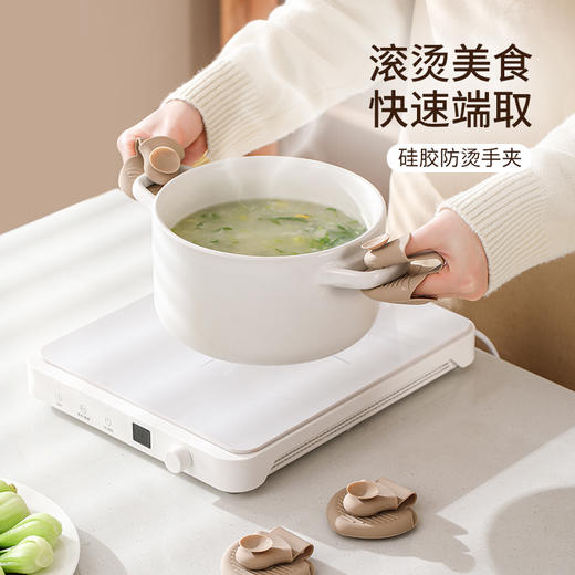 FaSoLa硅胶隔热手套厨房家用耐高温烘培神器烤箱微波炉防烫手夹 商品图0