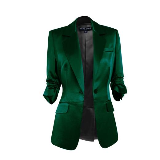 时尚气质修身--经典职场-休闲抽褶西装设计西服 1505007 商品图4