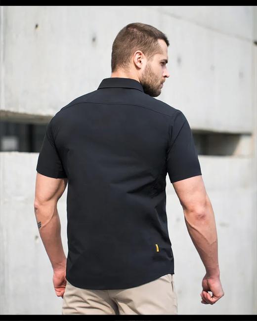 新品龙牙二代战刃短袖速干战术衬衣男士户外立领商务通勤衬衫 商品图3