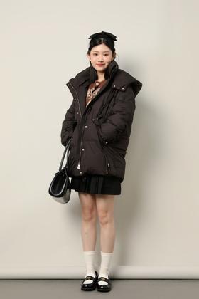 LNNNS 肌理感连帽羽绒外套 17446