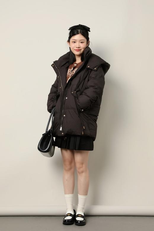 LNNNS 肌理感连帽羽绒外套 17446 商品图0