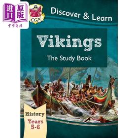 【中商原版】英国CGP KS2 Discover & Learn: History - Vikings Study Book, Year 5 & 6