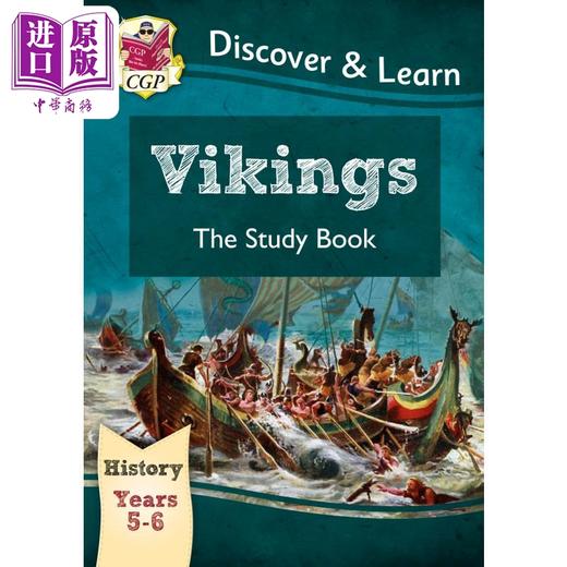 【中商原版】英国CGP KS2 Discover & Learn: History - Vikings Study Book, Year 5 & 6 商品图0
