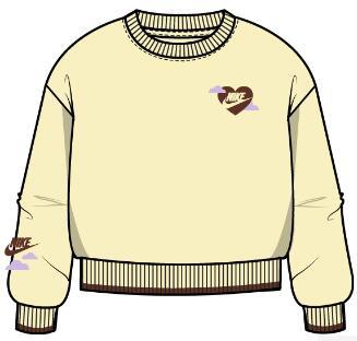 套头无帽卫衣 商品图0