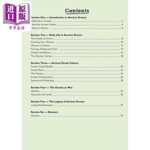 【中商原版】英国CGP KS2 Discover & Learn: History - Ancient Greeks Study Book 商品图1