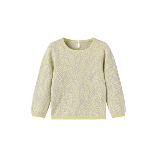 【高定系列】英氏羊毛衫儿童毛衣春季男宝桑蚕丝针织衫新款 商品图4