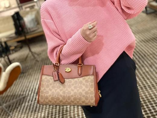 coach专柜新款brooke carryall28，配长肩带，可手拎可单肩可斜挎！美国代购，无中文标签，介意慎拍 F 商品图5