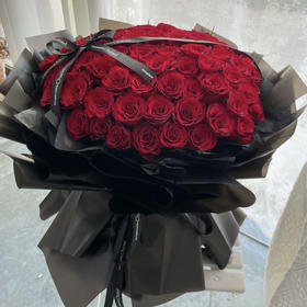 【深情久久】99朵精品丝绒玫瑰，高端海派大花束