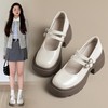 ZHRjk乐福鞋女2024春季新款软皮平底休闲爱心双带浅口玛丽珍单鞋 商品缩略图4