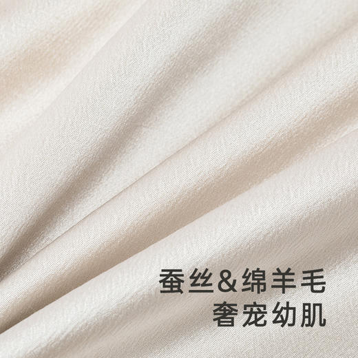 【高定系列】 英氏高定羊毛连衣裙春夏女童蚕丝长袖裙子 商品图2