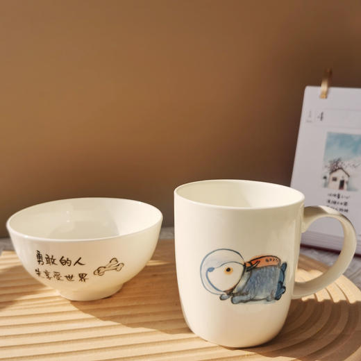 小林漫画 高档骨瓷 杯碗套装  伴手礼 家用套装 商品图2