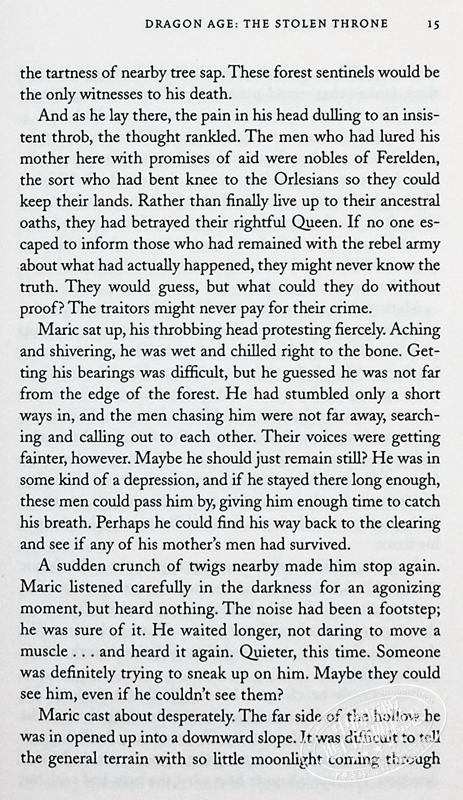 【中商原版】龙腾世纪 失窃的王座 Dragon Age the Stolen Throne 英文原版 David Gaider 流行 小说 奇幻 惊悚 商品图5