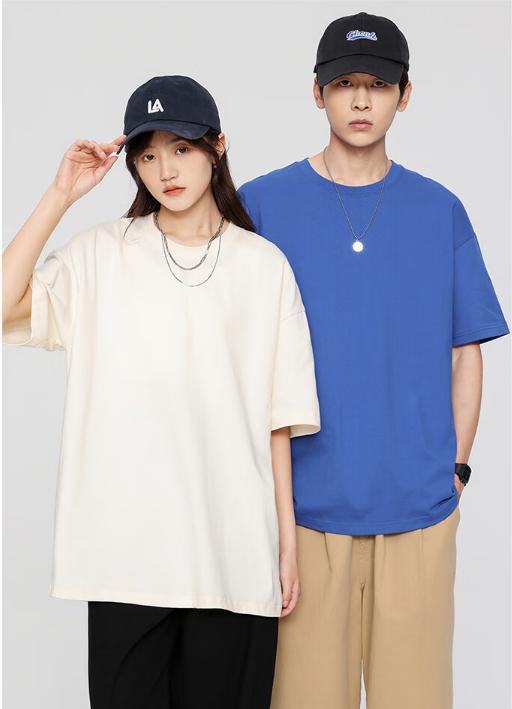 服装配饰/圆领衫 【纯棉短袖圆领衫】t恤纯色不透男女体恤定制上衣 商品图1