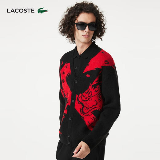 Lacoste龙年新春系列【胡先煦同款】男装休闲开衫针织衫AH5231-98 商品图4