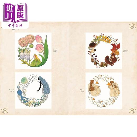 【中商原版】日本仙境插画十字绣书 日文艺术原版 くらはしれいの不思議の国のクロスステッチ くらはしれい 加納博子 商品图4